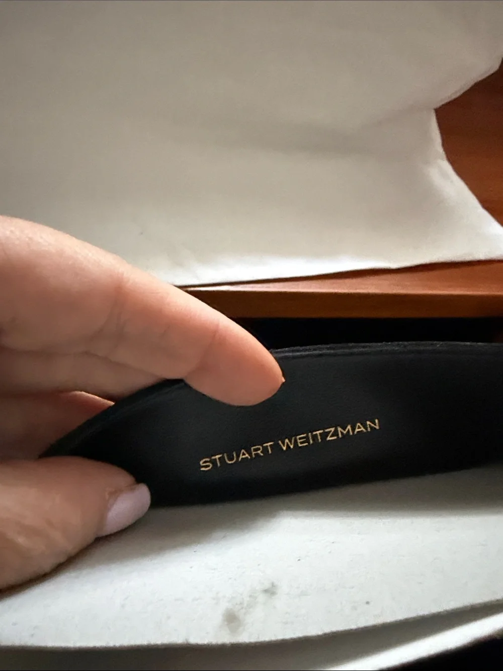 Stuart Weitzman Black Suede Over-the-Knee Boots